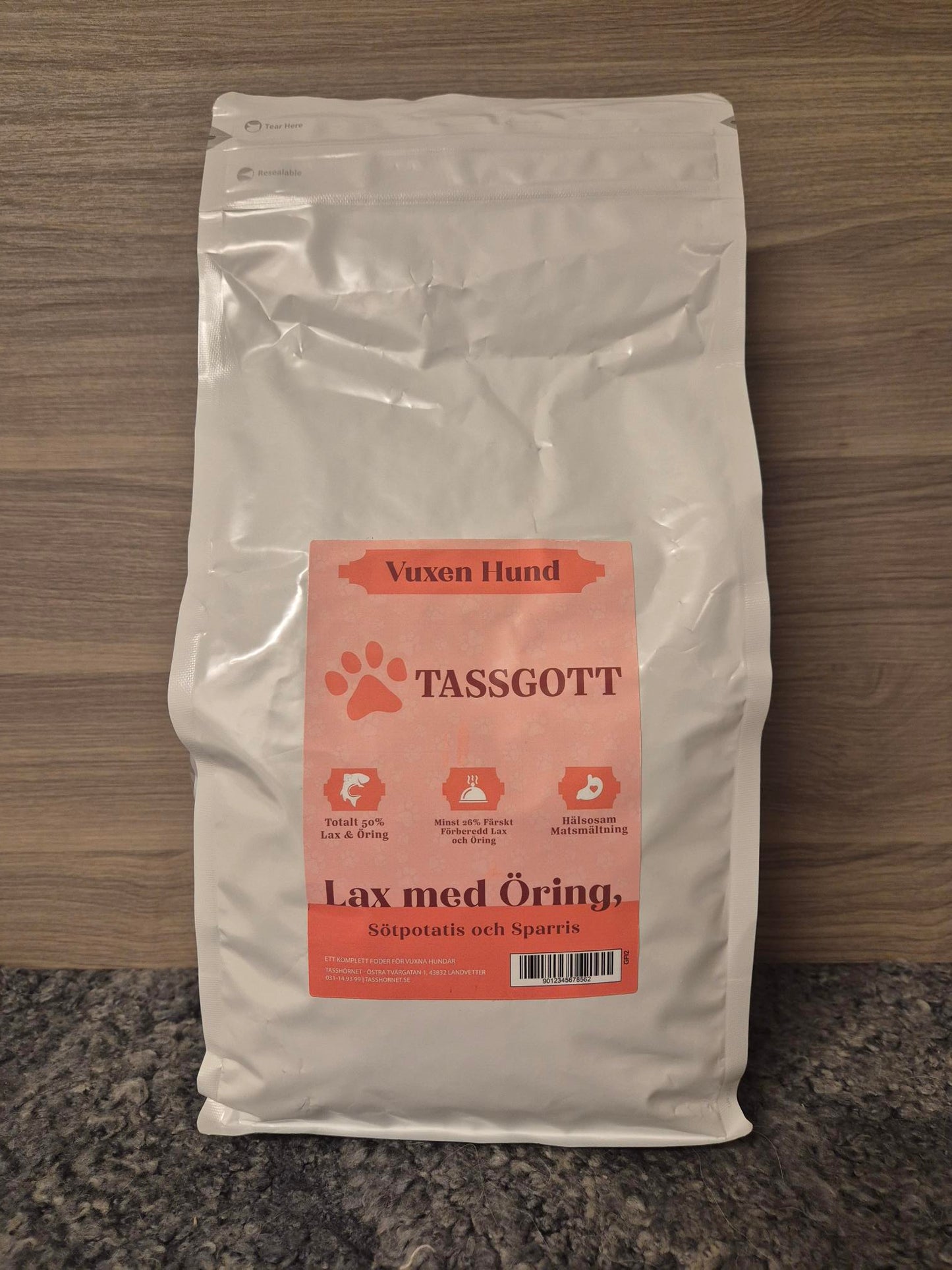 TASSGOTT LAX MED ÖRING 2KG