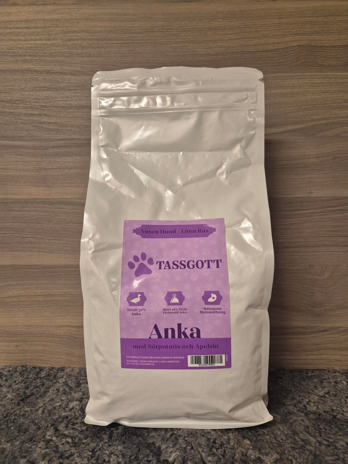 TASSGOTT ANKA OCH SÖTPOTATIS 2KG