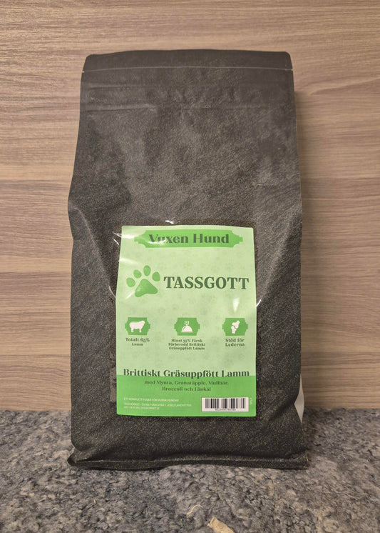 TASSGOTT BRITTISKT GRÄSUPPFÖTT LAMM 2KG