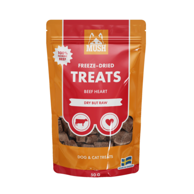 Mush frystorkat nöthjärta 50g